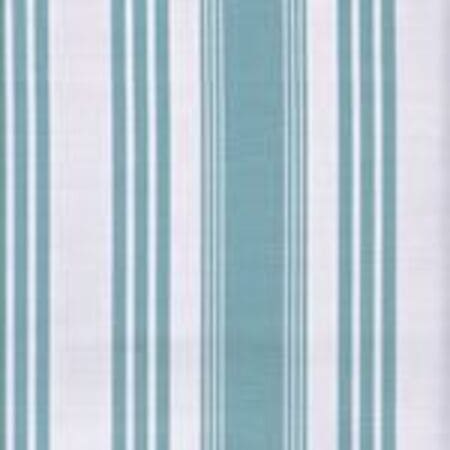 302740F Lane Stripe Turquoise on Tint Quadrille Fabric