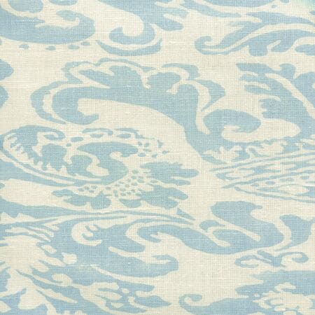 302840B-03 BROMONTE Soft Windsor Blue on Tint Quadrille Fabric