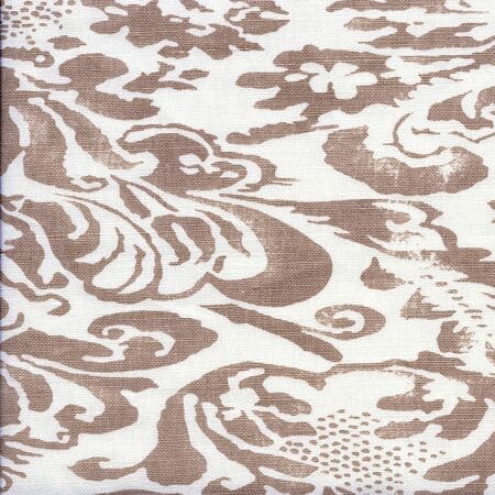 302842F BROMONTE Beige on Tint Quadrille Fabric