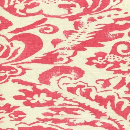 302845F BROMONTE Rose on Tint Quadrille Fabric