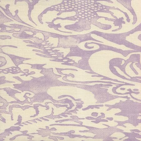 302850B-05 BROMONTE REVERSE Soft Lavender on Tint Quadrille Fabric