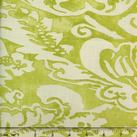 302854F BROMONTE REVERSE Asperge on Tint Quadrille Fabric