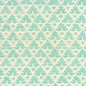 304040F VOLPI Turquoise on Tint Quadrille Fabric