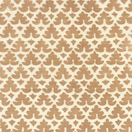 304044F VOLPI Camel on Tint Quadrille Fabric