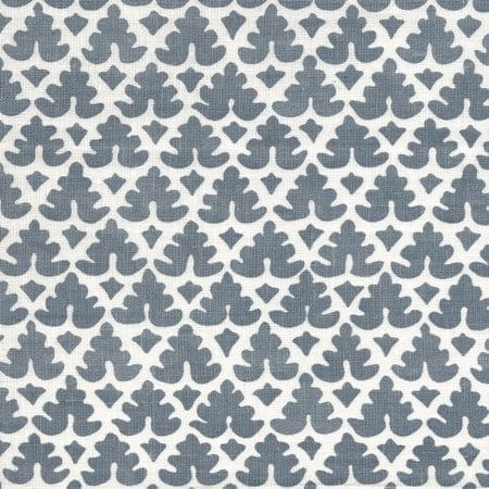 304045F VOLPI Slate on Navy Tint Quadrille Fabric