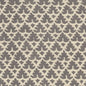 304046T VOLPI Steel Grey on Tan Quadrille Fabric