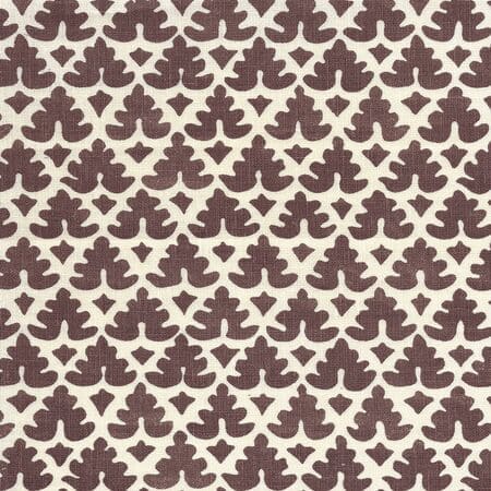 304049F VOLPI Brown on Tint  Quadrille Fabric