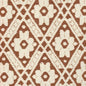 305053F VIENNESE Mocha on Tint Quadrille Fabric