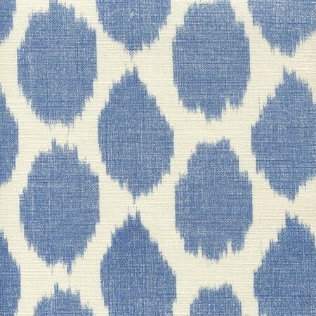 306106F ADRAS Royal Blue on Tint Quadrille Fabric