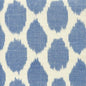 306106F ADRAS Royal Blue on Tint Quadrille Fabric