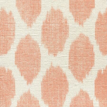 306109S ADRAS Orange on Silk Matka Quadrille Fabric