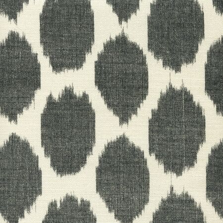 306112F ADRAS Black on Tint Quadrille Fabric