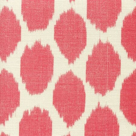 306114F ADRAS Red on Tint Quadrille Fabric