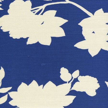 306188F HAPPY GARDEN BACKGROUND New Navy on Tint Quadrille Fabric