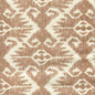 306218F TUCSON Tobacco on Tint Quadrille Fabric