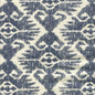 306219F TUCSON Navy on Tint Quadrille Fabric