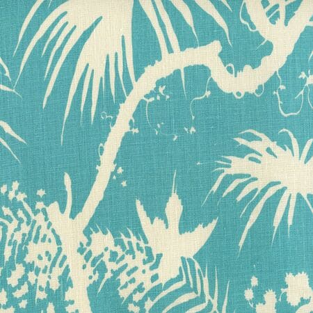 306230F Tropique Blotch One Color Light Turquoise on Tint Quadrille Fabric