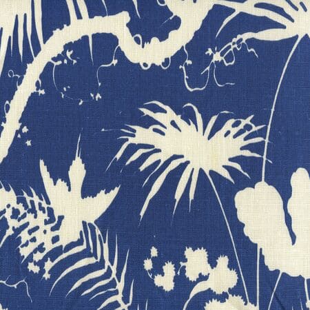 306235F Tropique Blotch One Color New Navy on Tint Quadrille Fabric