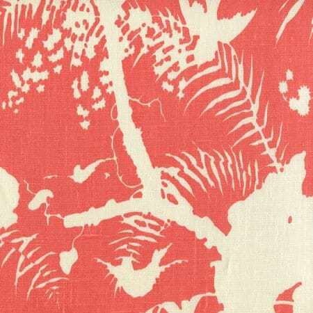 306237F Tropique Blotch One Color Orange on Tint Quadrille Fabric