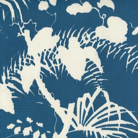 306238FLC Tropique Blotch One Color Dark Peacock on Tint Quadrille Fabric