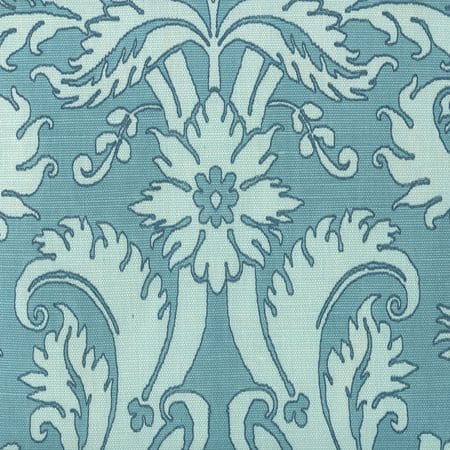 306246F BORGHESE Navy Pale Blue Soft Aqua on Tint Quadrille Fabric