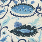 306266F UZBEK SMALL SCALE Multi Blues Quadrille Fabric