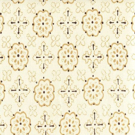 306301CTTN CRAWFORD Multi Taupe Brown Quadrille Fabric