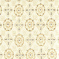 306301CTTN CRAWFORD Multi Taupe Brown Quadrille Fabric