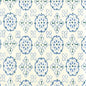 306306CTTN CRAWFORD Multi Blues Quadrille Fabric