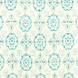 306308CTTN CRAWFORD Multi Turquoise Quadrille Fabric