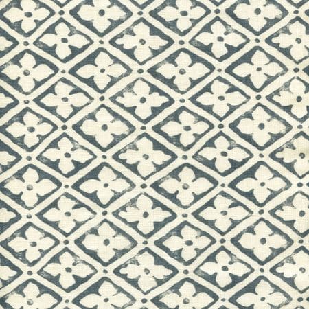 306330F-07 PUCCINI Slate on Tinted Linen Quadrille Fabric