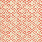 306330F-14 PUCCINI Tomato on Tinted Linen Quadrille Fabric