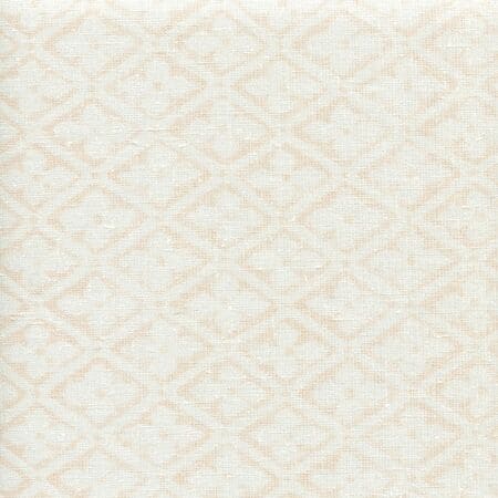 306330F-SPEACH PUCCINI Soft Peach on White Linen Quadrille Fabric