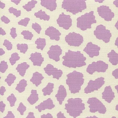 306360F-05 CHEETAH Lavander on Tint Quadrille Fabric