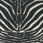 306370F-10 ZEBRE Black on Tinted Quadrille Fabric