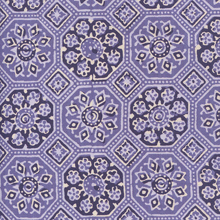 306600F-02 LORENZO ALL OVER Multi Lavenders Quadrille Fabric