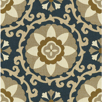 31969-516 EXOTIC SUZANI SAPPHIRE KRAVET DESIGN UPHOLSTERY