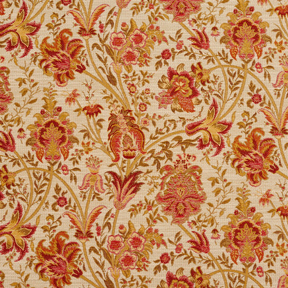 3221 Floral Tuscany Red & Burgundy Charlotte Fabrics