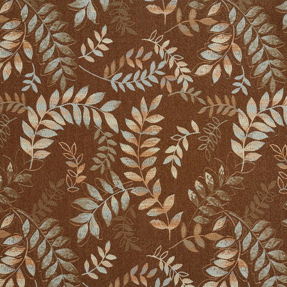 3242 Abstract & Geometric,Leaves Savannah Brown Charlotte Fabrics