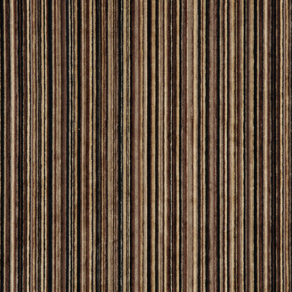 3253 Small Scale,Stripe Cocoa Black,Brown Charlotte Fabrics