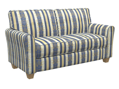 3280 Damask,Stripe Vintage Blue Charlotte Fabrics