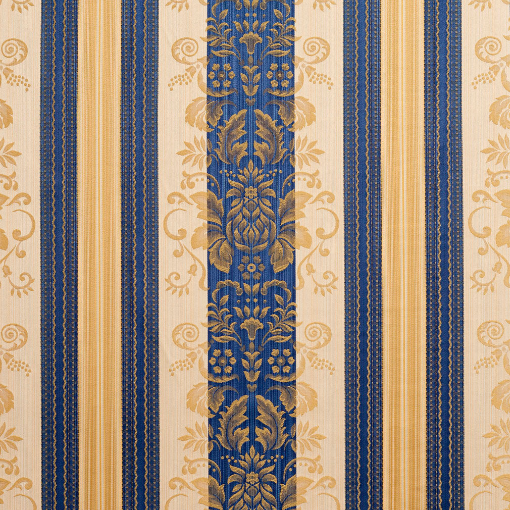 3280 Damask,Stripe Vintage Blue Charlotte Fabrics
