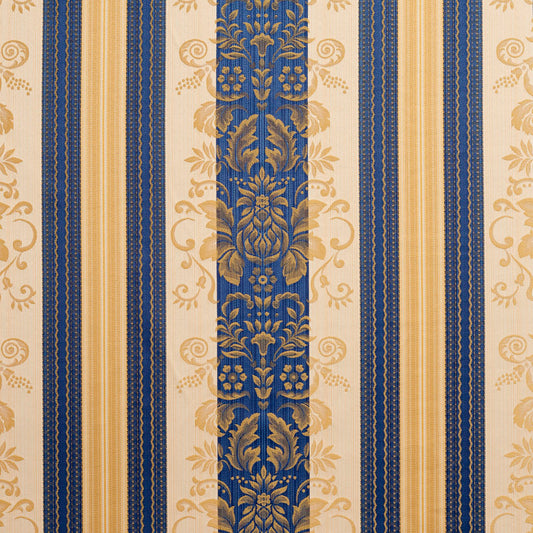 3280 Damask,Stripe Vintage Blue Charlotte Fabrics