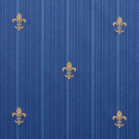 3283 Small Scale Old World Blue Charlotte Fabrics