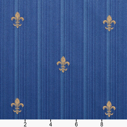 3283 Small Scale Old World Blue Charlotte Fabrics