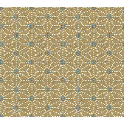 32849-516 JAPONICA BLUE DOT KRAVET CONTRACT UPHOLSTERY