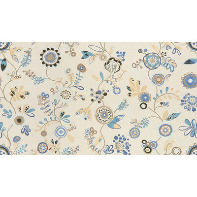 33068-1516 FUN IN THE SUN BLUE SKY KRAVET COUTURE Fabrics Drapery Upholstery