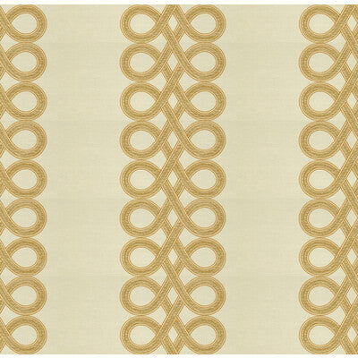 33543-116 THE TWIST WHITE GOLD KRAVET COUTURE Fabrics Drapery Upholstery