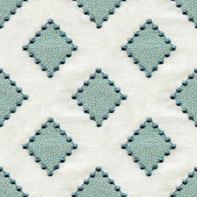 34267-1516 DIAMONDOTS TURQUOISE KRAVET BASICS UPHOLSTERY