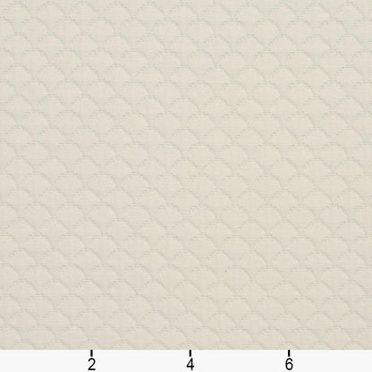 3464 Small Scale Shell White & Ivory Charlotte Fabrics